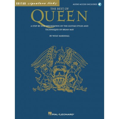 HAL LEONARD QUEEN - BEST OF - SIGNATURE LICKS + AUDIO TRACKS - GUITAR TAB