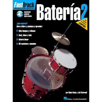 FAST TRACK BATERIA 2 DRUMS + AUDIO EN LIGNE - DRUMS