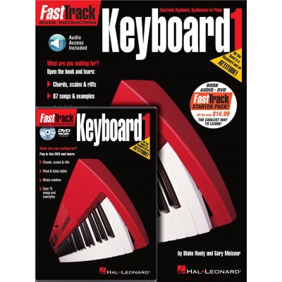 FAST TRACK STARTER PACK KEYBOARD + AUDIO TRACKS/ PACK - KEYBOARD