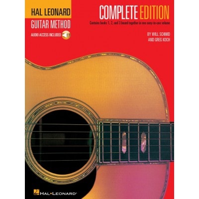 HAL LEONARD GUITAR METHOD COMPLETE EDITION + AUDIO TRACKS - GUITAR
