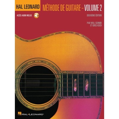 KOCH G./SHMID W. - HAL LEONARD METHODE DE GUITARE EN FRANCAIS VOL.2 + AUDIO TRACKS 