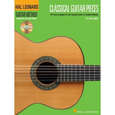 HAL LEONARD CLASSICAL GUITAR PIECES + AUDIO TRACKS - CLASSICAL GUITAR