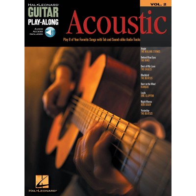 GUITAR PLAY ALONG VOL.02 - ACOUSTIC + AUDIO TRACKS - GUITARE TAB 