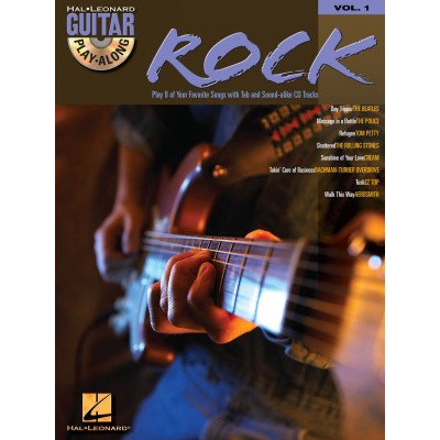 HAL LEONARD GUITAR PLAY ALONG VOL.01 - ROCK + AUDIO TRACKS - GUITAR TAB