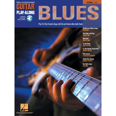 GUITAR PLAY ALONG VOL.07 - BLUES + AUDIO TRACKS - GUITARE TAB 