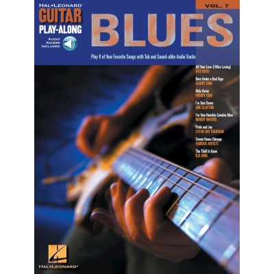 GUITAR PLAY ALONG VOL.07 - BLUES + AUDIO TRACKS - GUITARE TAB