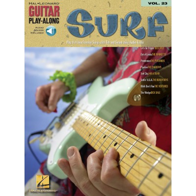 GUITAR PLAY ALONG VOL.023 SURF TAB + AUDIO TRACKS