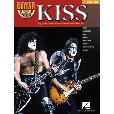 KISS - GUITAR PLAY ALONG VOL.30 + AUDIO EN LIGNE - GUITAR TAB