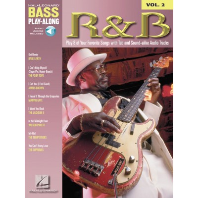 BASS PLAY ALONG VOLUME 2 R&B + AUDIO TRACKS - BASS GUITAR TAB