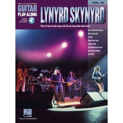 LYNYRD SKYNYRD - GUITAR PLAY ALONG VOL.43 + AUDIO TRACKS - GUITAR TAB 