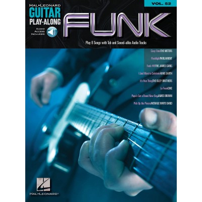 GUITAR PLAY ALONG VOL.052 - FUNK + AUDIO TRACKS - GUITAR TAB