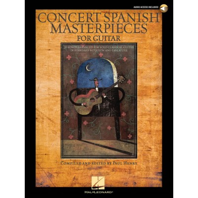 CONCERT SPANISH MASTERPIECES + AUDIO EN LIGNE - GUITARE
