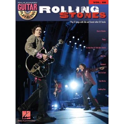 THE ROLLING STONES - HAL LEONARD GUITAR PLAY ALONG VOL.66 + AUDIO EN LIGNE