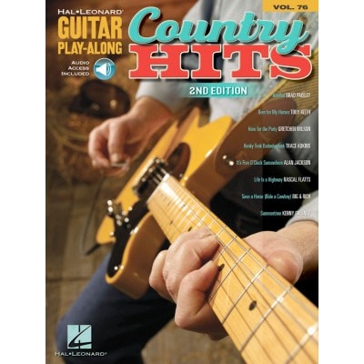 GUITAR PLAY ALONG VOLUME 76 - COUNTRY HITS + AUDIO TRACKS - GUITAR TAB
