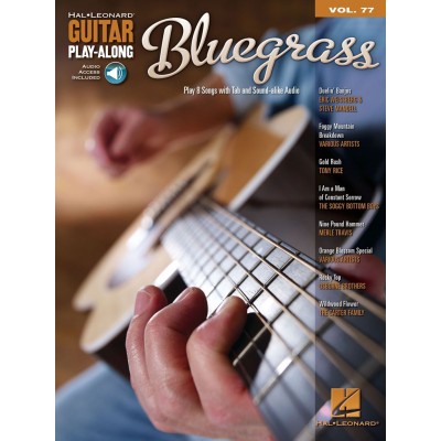 GUITAR PLAY ALONG VOLUME 77 - BLUEGRASS GUITAR + AUDIO TRACKS - GUITAR TAB