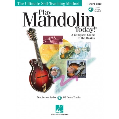 PLAY MANDOLIN TODAY! LEVEL 1 COMPLETE GUIDE TO THE BASICS TAB + AUDIO TRACKS - MANDOLIN