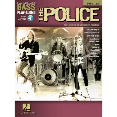 HAL LEONARD POLICE - BASS PLAY ALONG VOL.20 + AUDIO TRACKS - BASS TAB