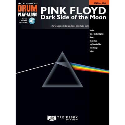 DRUM PLAY ALONG VOL.24 - PINK FLOYD - THE DARK SIDE OF THE MOON + AUDIO TRACKS 