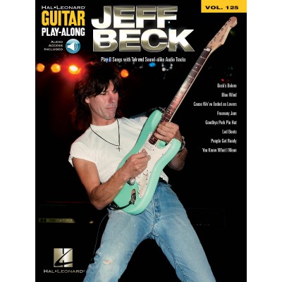 HAL LEONARD GUITAR PLAY ALONG VOLUME 125 BECK JEFF GUITAR + AUDIO EN LIGNE - GUITAR