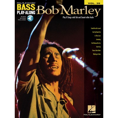 MARLEY BOB - BASS PLAY ALONG VOL.35 + AUDIO EN LIGNE - BASS TAB 