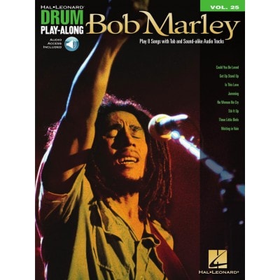 DRUM PLAY ALONG VOL.25 BOB MARLEY + AUDIO TRACKS