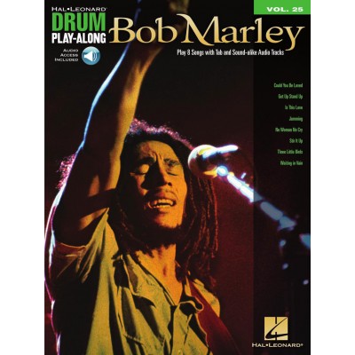 HAL LEONARD Drum Play Along Vol.25 Bob Marley + Audio En Ligne