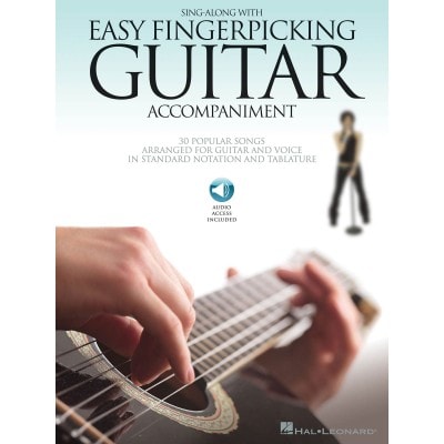 SING ALONG WITH EASY FINGERPICKING GUITAR ACCOMPANIMENT + AUDIO EN LIGNE - GUITAR TAB