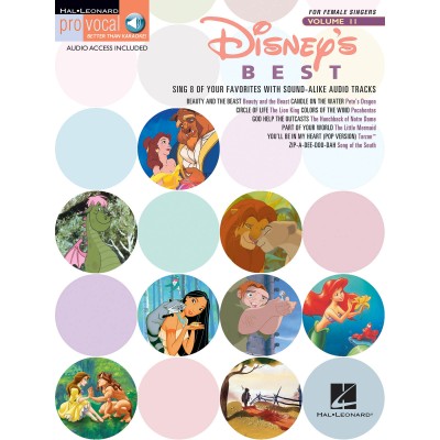 Disney - Best For Female Singers + Cd