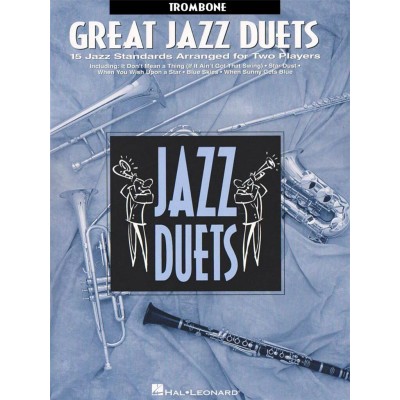 HAL LEONARD GREAT JAZZ DUETS - TROMBONE