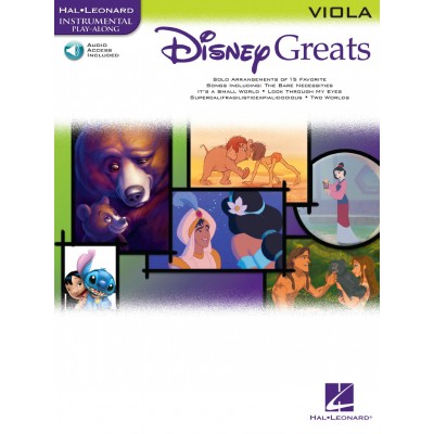  Disney Greats + Cd - Viola