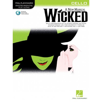  Instrumental Play-along Wicked + Cd - Cello
