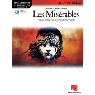 INSTRUMENTAL PLAY-ALONG LES MISERABLES + AUDIO TRACKS - ALTO SAXOPHONE