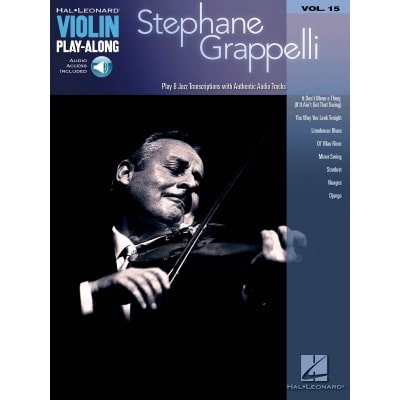 VIOLIN PLAY ALONG VOLUME 15 STEPHANE GRAPPELLI VIOLIN + AUDIO TRACKS - VIOLIN