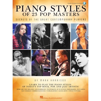 HARRISON MARK PIANO STYLES OF 23 POP MASTERS + AUDIO TRACKS - PIANO SOLO