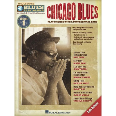 HAL LEONARD CHICAGO BLUES - BLUES PLAY ALONG VOL.1 + AUDIO EN LIGNE