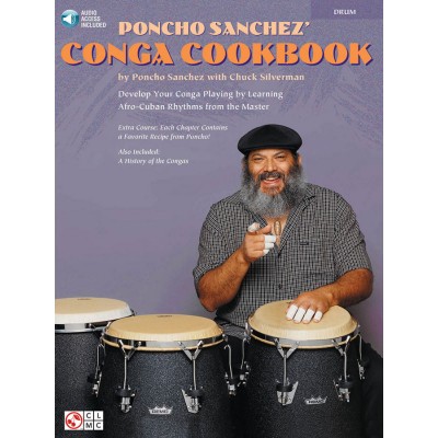 PONCHO SANCHEZ' CONGO COOKBOOK CONGOS + AUDIO TRACKS - CONGAS