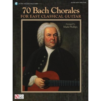  70 Bach Chorales For Easy Classical Guitar + Cd - Guitar