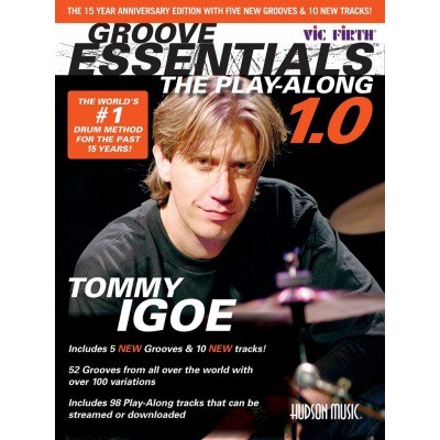 TOMMY IGOE GROOVE ESSENTIALS VOLUME 1 THE PLAY-ALONG DRUMS + AUDIO TRACKS - DRUMS