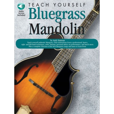 MUSIC SALES TEACH YOURSELF BLUEGRASS MANDOLIN + AUDIO TRACKS - MANDOLIN