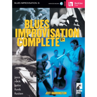 BLUES IMPROVISATION COMPLETE E FLAT EFLT INST + AUDIO TRACKS - E FLAT INSTRUMENTS