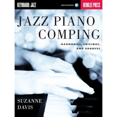 DAVIS SUZANNE JAZZ PIANO COMPING BERKLEE HARMONIES VOICINGS + AUDIO TRACKS - PIANO SOLO