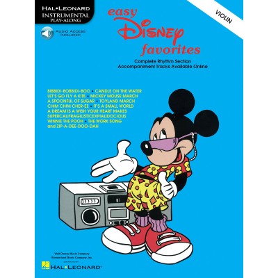 EASY DISNEY FAVORITES FOR VIOLIN + AUDIO EN LIGNE - VIOLIN