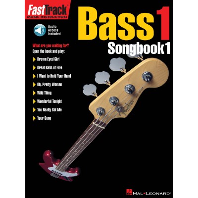 FAST TRACK BASS 1 SONGBOOK VOL.1 + AUDIO EN LIGNE - BASS TAB
