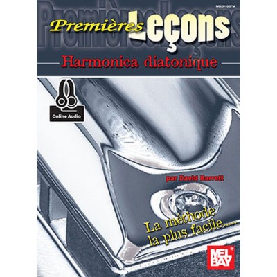  Barrett David - First Lessons: Blues Harmonica French Edition + Cd - Harmonica