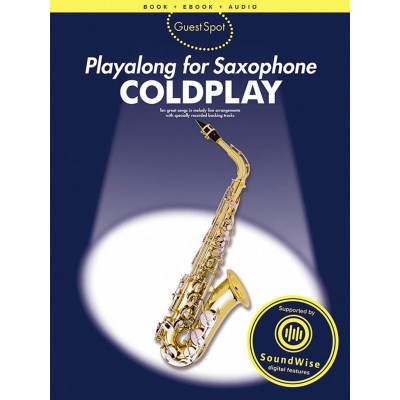 WISE PUBLICATIONS COLDPLAY - GUEST SPOT + AUDIO TRACKS - SAXOPHONE ALTO