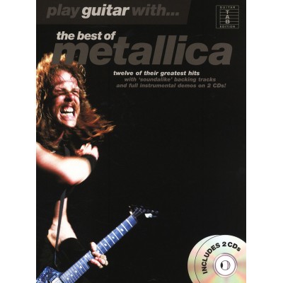 WISE PUBLICATIONS METALLICA - PLAY GUITAR WITH - BEST OF + 2 AUDIO TRACKS - GUITAR TAB