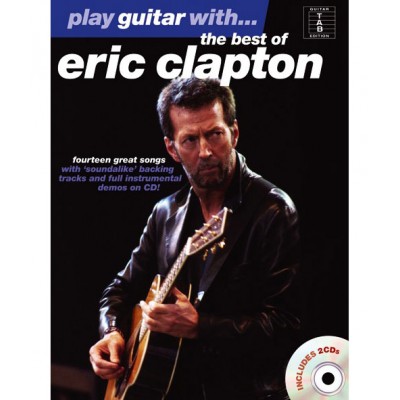 WISE PUBLICATIONS CLAPTON ERIC - PLAY GUITAR WITH - BEST OF + 2 AUDIO TRACKSs - GUITAR TAB
