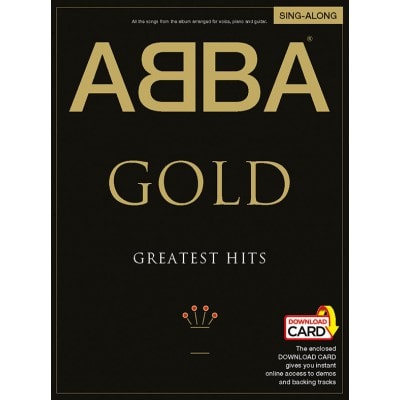 ABBA - GOLD GREATEST HITS SING ALONG + 2 AUDIO TRACKS - PVG