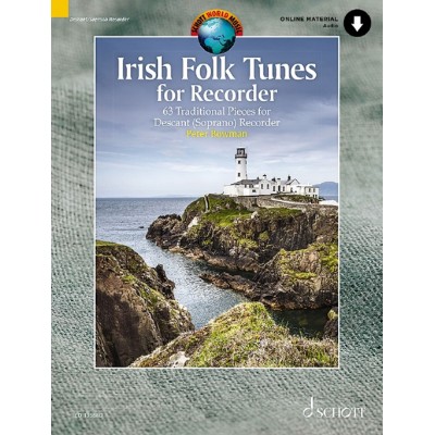 BOWMAN P. - IRISH FOLK TUNES FOR DESCANT RECORDER + AUDIO EN LIGNE