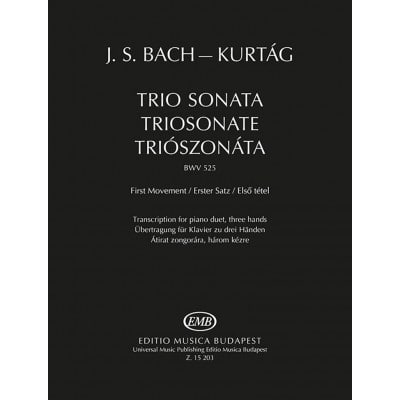 BACH - TRIO SONATE BWV 525 FIRST MOVEMENT - PIANO